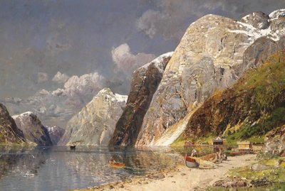 Große Fjordlandschaft tekijältä Karl Kaufmann